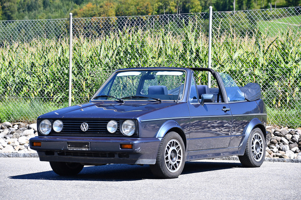 VW Golf 1 1600 Cabriolet (1987) - gemeldet als Lot 107 für Versteigerung der Oldtimer Galerie Toffen vom 27. März 2021