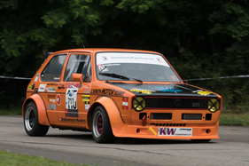 VW Golf 1 GTI 16V (1982) am Oldtimer GP Brugger Schachen 2019 - Starterfeld 7 «Historische Rennwagen»