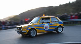 VW Golf 1 GTI während der WP2 am Samstag - Kierspel - Rallye Köln Ahrweiler 2014 (2014)