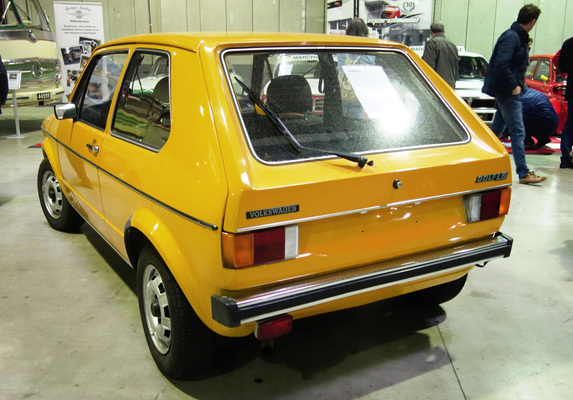 Bild VW Golf 1 LS, für EUR 17'500 angepriesen (Autojumble Luxemburg-Stadt 2018)