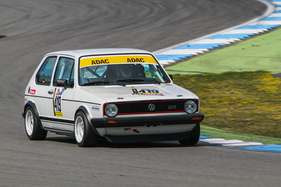 VW Golf 1 am Preis der Stadt Stuttgart Hockenheim 2015 im Rennen der Youngtimer Trophy ()