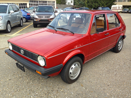 VW Golf 1300 GL (1981) - vorgesehen für die Versteigerung der Oldtimer Galerie in Toffen am 26. April 2014