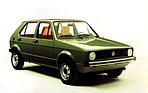 Bild: VW Golf (1974) - der Millionenseller und damit wohl das verbreitetste Design Giugiaros