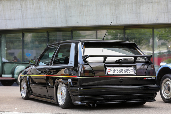 VW Golf 2 Kamei X1 (1990) - Tuning-Auswüchse der Neunzigerjahre - Old Wheels Biel-Bienne 2025