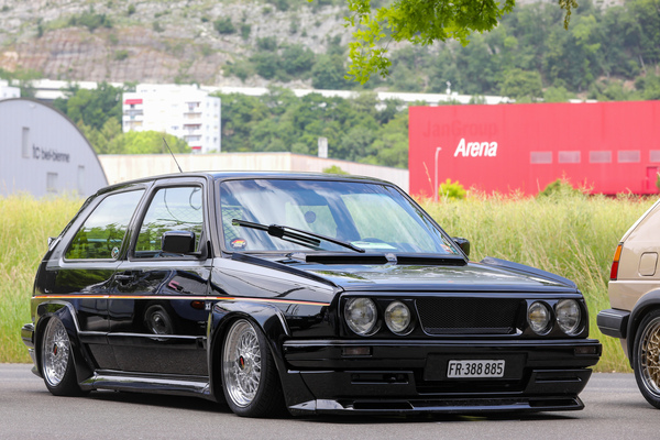 VW Golf 2 Kamei X1 (1990) - Tuning-Auswüchse der Neunzigerjahre - Old Wheels Biel-Bienne 2025