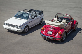 VW Golf Cabriolet 1800 (1988) - der Nachfolger zusammen mit dem Vorgänger VW 1303 Cabriolet