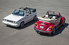 VW Golf Cabriolet 1800 (1988) - der Nachfolger zusammen mit dem Vorgänger VW 1303 Cabriolet
