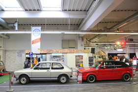 VW Golf GTI (1977) - früher GTI im Originalzustand auf dem Clubstand (Techno Classica 2018)
