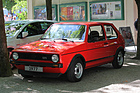 VW Golf GTI (1977) - frühes Modell, noch mit den filigranen Stossstangen - 40. Oldtimer-Meeting Baden-Baden 2016