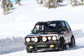 VW Golf GTI (1978) an der Rallye Monte Carlo Historique 2015