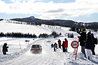 VW Golf GTI (1979) an der Rallye Monte Carlo Historique 2015