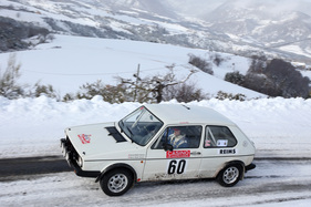VW Golf GTI (1979) an der Rallye Monte Carlo Historique 2015