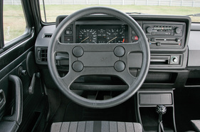 VW Golf GTI Sondermodell Pirelli (1983) - Interieur der Achtzigerjahre