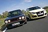 VW Golf GTI Sondermodell Pirelli (1983) - zusammen mit dem Golf 5 GTI von 2007 (© Volkswagen / Werk, 2007) VW Golf GTI Sondermodell Pirelli (1983) - zusammen mit dem Golf 5 GTI von 2007 (© Volkswagen / Werk, 2007)