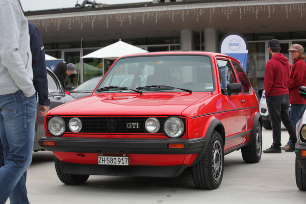 VW Golf GTI - früher Golf mit Alurädern (Dolder Classics Mai 2018)