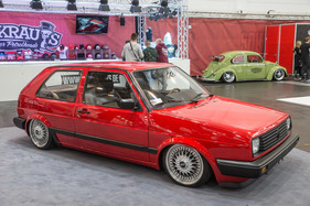 VW Golf GTi an der Essen Motorshow 2019.