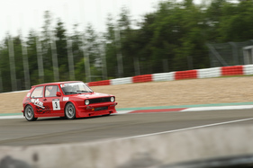 VW Golf I an der Historic Trophy Nürburgring 2016 - Cup und Tourenwagen Trophy