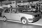 VW Golf II (1983) - die neue, geräumigere Generation setzt an den Erfolg des 1974 präsentierten Golf I an - an der Internationalen Automobilausstellung IAA in Frankfurt 1983