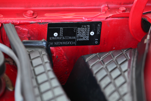 VW Golf II GTI (1989) - Fahrgestellnummer