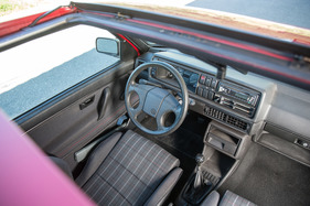 VW Golf II GTI (1989) - typisch Golf, der GTI hatte Recaro-Sitze mit gutem Sitzkomfort