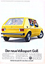 VW Golf L (1974) - Werbung: Volkssport Golf