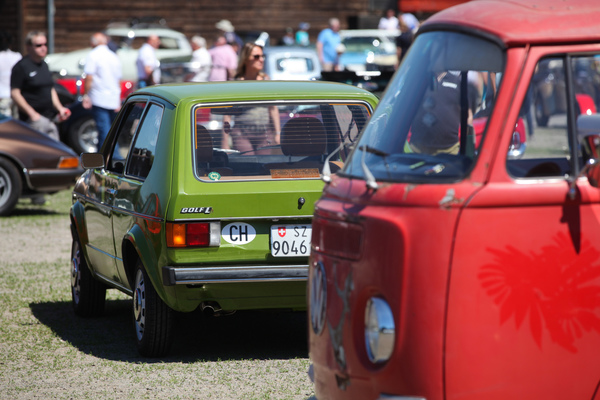 Image: VW Golf L - in a color that was quite common at the time - Oldtimer Sunday Morning on June 2, 2019
