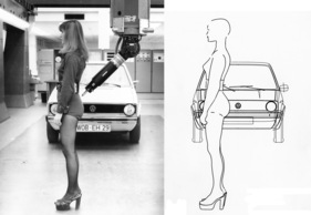 VW Golf LS (1975) - die Vermessung der Frau