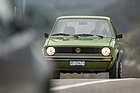 VW Golf LS (1976) - die Farbe heisst Lofotengrün und wurde nur für die Baujahre 1975 und 1976 verwendet