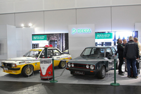 VW Golf "Pirelli" (1981) - zusammen mit Opel Ascona auf dem Dekra-Stand - Bremen Classic Motorshow 2020
