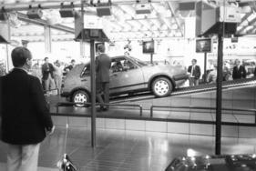 VW Golf Syncro (1985) - computergesteuerte Demonstration des Vierradantriebs - IAA 1985