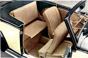 VW Hebmüller Cabriolet (1949) - Interieur
