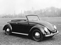 VW Hebmüller Cabriolet (1949) - das geöffnete Cabriolet