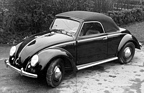 VW Hebmüller Cabriolet (1949) - mit geschlossenem Dach