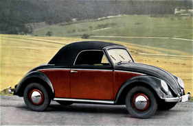 VW Hebmüller Cabriolet (1949) - mit geschlossenem Dach