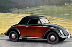 VW Hebmüller Cabriolet (1949) - mit geschlossenem Dach