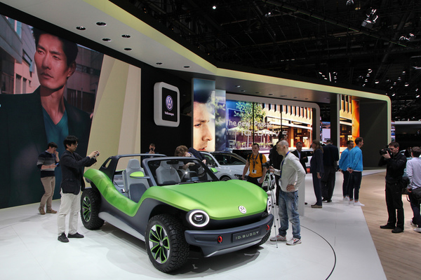 VW I.D. Buggy (2019) - auf der elektrischen MEB-Plattform baiserend - Genfer Automobilsalon 2019