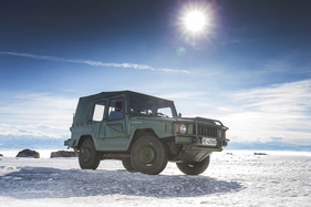 VW Iltis (1980) – Der hochgezogene Bug erlaubt das Anfahren steiler Böschungswinkel
