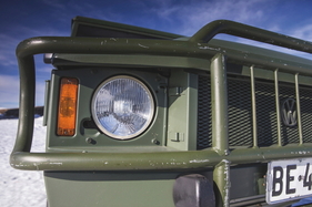 VW Iltis (1980) – Schwache Funzel und NATO-Blinklampengehäuse