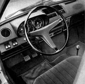 VW K 70 (1970) - eine beachtlich gute Belüftung und ein Drehzahlmesser für die 90-PS-Version