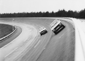 VW K 70 (1971) - Testfahrten auf der Rundbahn