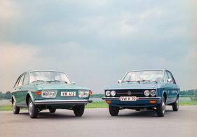 VW K 70 (1972) - zusammen mit VW 412 abgebildet