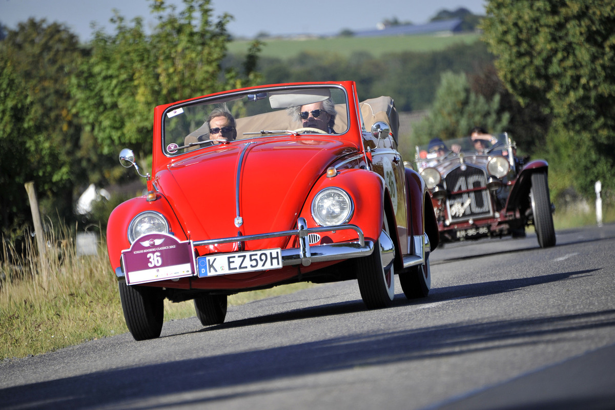 VW Beetle Cabriolet (1959) - at the Rallye Historique on the occasion of the Schloss Bensberg Classics 2012