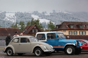 VW Käfer 1300 (1966) - war früher ja ein beliebtes Winterauto - OSMT Zug am 5. Mai 2019 (1966)