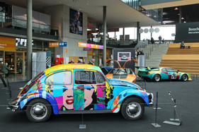 VW Käfer 1300 (1969) - Pop-Art-Mexico-Käfer, gezeigt in der MAC-Sonderschau (Retro Classics Stuttgart 2018)