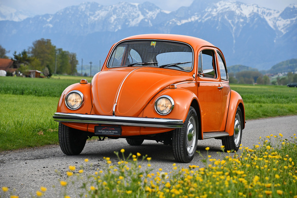 VW Beetle 1300 (1973) - offered as Lot 01 at the auction of the Oldtimer Gallery at the Swiss Classic World Lucerne on May 28, 2022