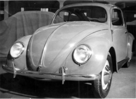 VW Käfer (1949) - ausgestellt am Genfer Automobilsalon 1949