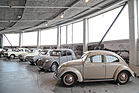 VW Käfer (1952) - ihn sah man auch noch mit vielen moderneren Autos zusammen am Gotthard - Ausstellung "Gotthard" im Pantheon 2016