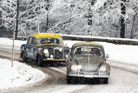 VW Käfer (1954) - am Winter-RAID 2015