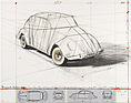 Image: VW Beetle (1961) - as project CJC00057 "wrapped Volkswagen" by Christo