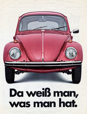VW Käfer (1969) - da weiss man was man hat (Werbung)